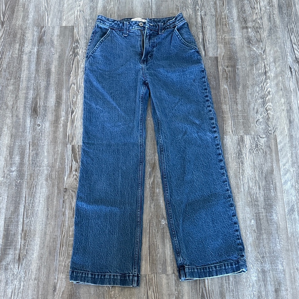 Abercrombie & Fitch Dark Blue Flare Jeans